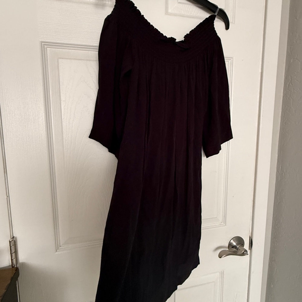 Elegant Black Off-Shoulder Dress